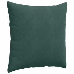 Coussins de canapé 2 pcs Vert foncé 80 x 80 cm 519633519633