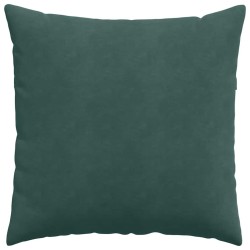 Coussins de canapé 2 pcs Vert foncé 80 x 80 cm 519633519633