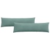 Coussins de canapé 2 pcs Vert Mer 145 x 40 cm 519635519635