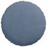 Coussins de siège 2 pcs Bleu Ø30 x 13 cm 519640519640