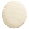 Coussins de siège 2 pcs Crème Ø30 x 13 cm 519644519644