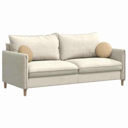 Coussins de siège 2 pcs Vert gris Ø30 x 13 cm 519645519645