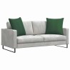 Coussins de canapé 2 pcs Vert foncé 80 x 80 cm 519646519646