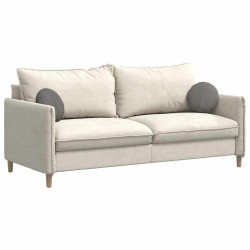 Coussins de siège 2 pcs Gris clair Ø30 x 13 cm 519648519648