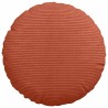 Coussins de siège 2 pcs Rouge orange Ø30 x 13 cm 519650519650