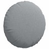 Coussins de siège 2 pcs Gris clair Ø40 x 13 cm tissu 519653519653