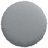 Coussins de siège 2 pcs Gris clair Ø40 x 13 cm tissu 519653519653