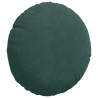 Coussins de siège 2 pcs Vert foncé Ø30 x 13 cm Velours 519658519658