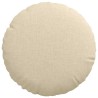 Coussins de siège 2 pcs Crème Ø30 x 13 cm tissu 519660519660