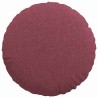 Coussins de siège 2 pcs Bordeaux Ø40 x 13 cm tissu 519662519662