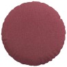 Coussins de siège 2 pcs Bordeaux Ø50 x 19 cm tissu 519665519665