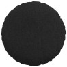 Coussins de siège 2 pcs Noir Ø50 x 19 cm tissu 519666519666
