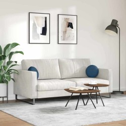 Coussins de siège 2 pcs Bleu Ø30 x 13 cm tissu 519668519668