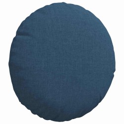 Coussins de siège 2 pcs Bleu Ø30 x 13 cm tissu 519668519668