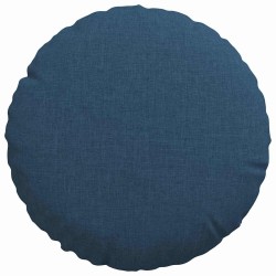 Coussins de siège 2 pcs Bleu Ø30 x 13 cm tissu 519668519668