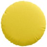 Coussins de siège 2 pcs Jaune clair Ø30 x 13 cm tissu 519669519669