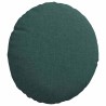 Coussins de siège 2 pcs Vert foncé Ø30 x 13 cm tissu 519670519670