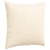Coussins de canapé 2 pcs Crème 80 x 80 cm 519671519671
