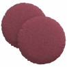 Coussins de siège 2 pcs Bordeaux Ø30 x 13 cm tissu 519672519672