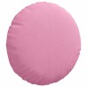 Coussins de siège 2 pcs Rose Ø30 x 13 cm tissu 519674519674