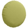 Coussins de siège 2 pcs Vert clair Ø30 x 13 cm tissu 519675519675