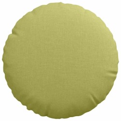 Coussins de siège 2 pcs Vert clair Ø30 x 13 cm tissu 519675519675