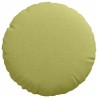 Coussins de siège 2 pcs Vert clair Ø30 x 13 cm tissu 519675519675