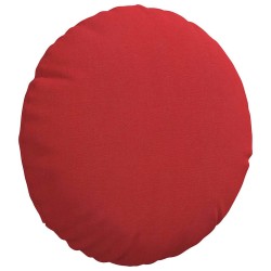 Coussins de siège 2 pcs Rouge Ø30 x 13 cm tissu 519678519678