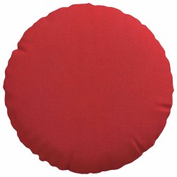 Coussins de siège 2 pcs Rouge Ø30 x 13 cm tissu 519678519678