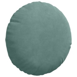 Coussins de siège 2 pcs Vert Mer Ø30 x 13 cm Velours 519680519680