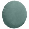 Coussins de siège 2 pcs Vert Mer Ø30 x 13 cm Velours 519680519680