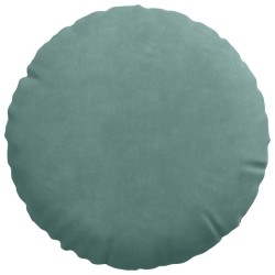 Coussins de siège 2 pcs Vert Mer Ø30 x 13 cm Velours 519680519680
