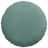 Coussins de siège 2 pcs Vert Mer Ø30 x 13 cm Velours 519680519680