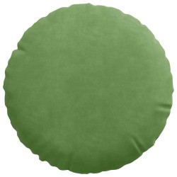 Coussins de siège 2 pcs Vert clair Ø30 x 13 cm Velours 519681519681