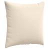 Coussins de canapé 2 pcs Beige 80 x 80 cm tissu 519682519682
