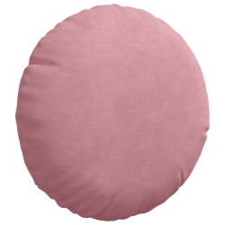 Coussins de siège 2 pcs Rose Ø30 x 13 cm Velours 519683519683