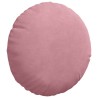 Coussins de siège 2 pcs Rose Ø30 x 13 cm Velours 519683519683