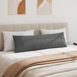 Coussins de canapé 2 pcs Gris foncé 145 x 40 cm tissu 519684519684