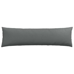 Coussins de canapé 2 pcs Gris foncé 145 x 40 cm tissu 519684519684