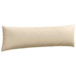 Coussins de canapé 2 pcs Crème 145 x 40 cm tissu 519685519685