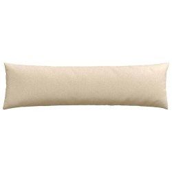 Coussins de canapé 2 pcs Crème 145 x 40 cm tissu 519685519685