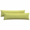 Coussins de canapé 2 pcs Vert clair 145 x 40 cm tissu 519686519686