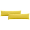 Coussins de canapé 2 pcs Jaune clair 145 x 40 cm tissu 519687519687