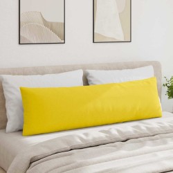 Coussins de canapé 2 pcs Jaune clair 145 x 40 cm tissu 519687519687