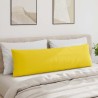 Coussins de canapé 2 pcs Jaune clair 145 x 40 cm tissu 519687519687