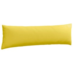 Coussins de canapé 2 pcs Jaune clair 145 x 40 cm tissu 519687519687