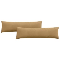 Coussins de canapé 2 pcs Marron 145 x 40 cm 519690519690