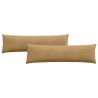 Coussins de canapé 2 pcs Marron 145 x 40 cm 519690519690