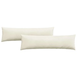 Coussins de canapé 2 pcs Crème 145 x 40 cm 519692519692