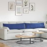 Coussins de canapé 2 pcs Bleu police 145 x 40 cm 519693519693